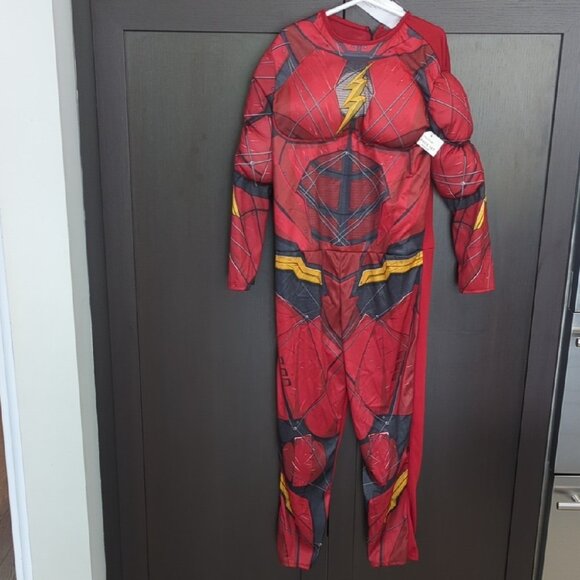 Justice League Flash Padded Superhero Costume for Kids - NWT - Picture 2 of 5